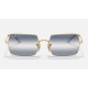 RECTANGLE 1969 BI-GRADIENT
Lenses: Clear Blue Gradient  +  Frame: Gold