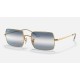 RECTANGLE 1969 BI-GRADIENT
Lenses: Clear Blue Gradient  +  Frame: Gold