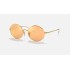OVAL 1970 MIRROR EVOLVE
Lenses: Orange Photochromic Mirror  +  Frame: Shiny Gold