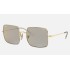SQUARE 1971 MIRROR EVOLVE
Lenses: Dark Grey/Gold Photochromic Mirror  +  Frame: Shiny Gold