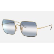 SQUARE 1971 BI-GRADIENT
Lenses: Clear Blue Gradient  +  Frame: Gold