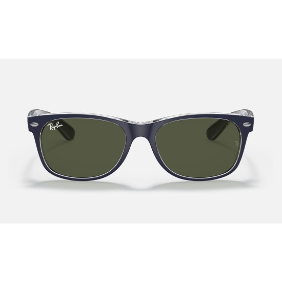 NEW WAYFARER BICOLOR
Lenses: Green Classic G-15  +  Frame: Blue