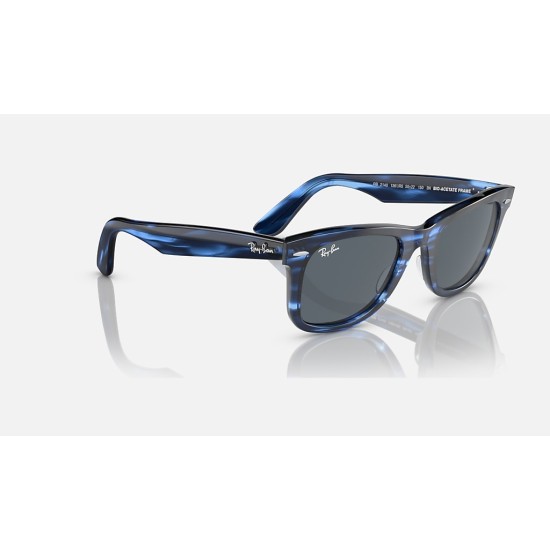 ORIGINAL WAYFARER BIO-ACETATE
Lenses: Blue Classic  +  Frame: Striped Blue