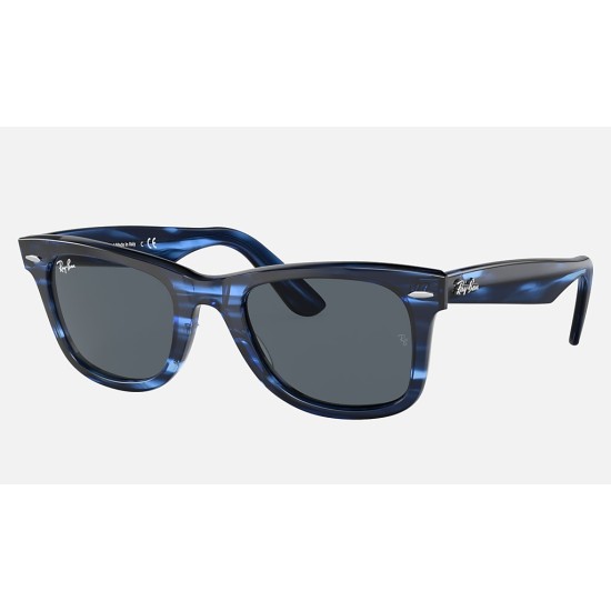 ORIGINAL WAYFARER BIO-ACETATE
Lenses: Blue Classic  +  Frame: Striped Blue