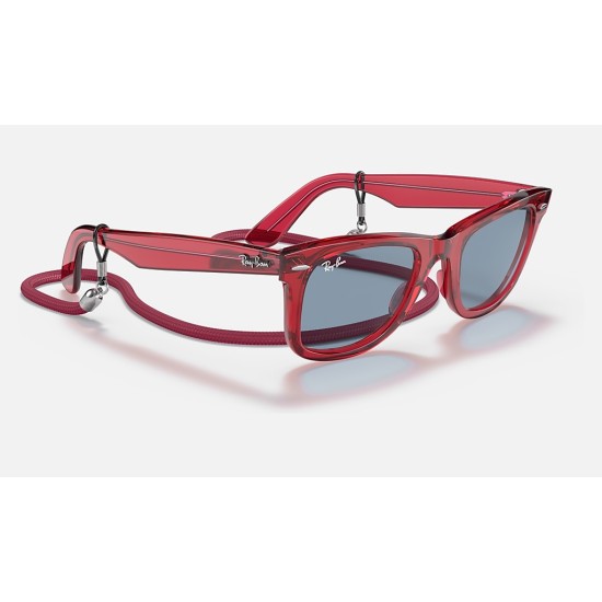 ORIGINAL WAYFARER COLORBLOCK
Lenses: Blue Classic  +  Frame: Transparent Red
