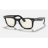 WAYFARER CLEAR EVOLVE
Lenses: Grey Photochromic Classic  +  Frame: Shiny Black