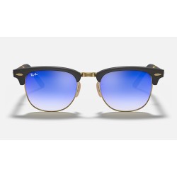 CLUBMASTER FOLDING FLASH LENSES GRADIENT
Lenses: Blue Mirror  +  Frame: Black