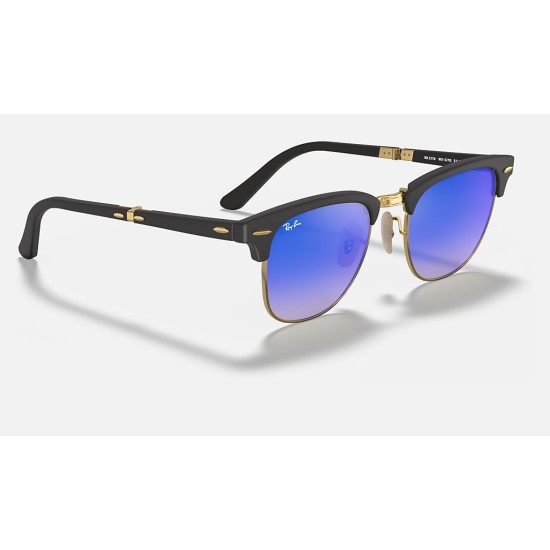 CLUBMASTER FOLDING FLASH LENSES GRADIENT
Lenses: Blue Mirror  +  Frame: Black