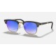 CLUBMASTER FOLDING FLASH LENSES GRADIENT
Lenses: Blue Mirror  +  Frame: Black