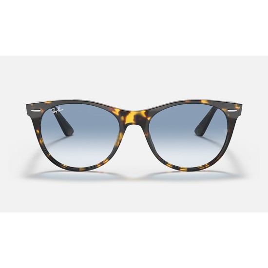 WAYFARER II FLECK
Lenses: Light Blue Gradient  +  Frame: Yellow Havana