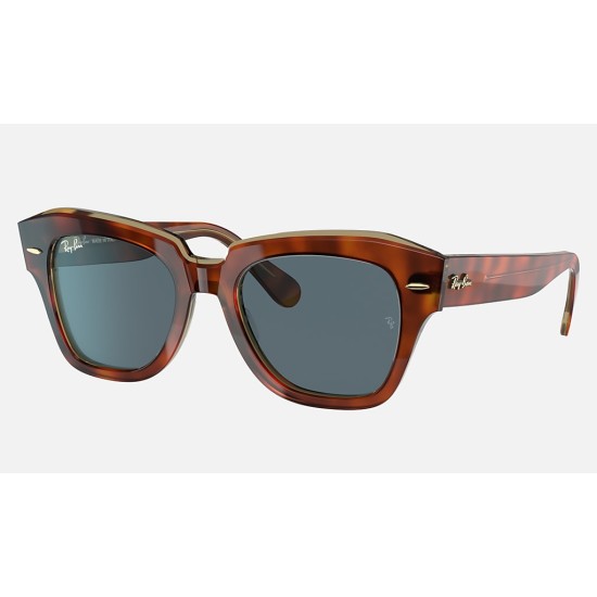 STATE STREET @COLLECTION
Lenses: Blue Classic  +  Frame: Havana On Transparent Beige