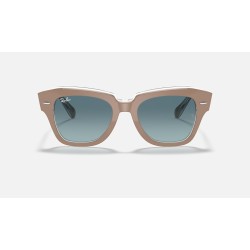 State StreetLenses: Blue Gradient  +  Frame: Beige (Beige)