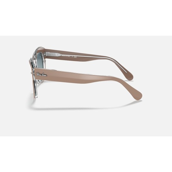 State StreetLenses: Blue Gradient  +  Frame: Beige (Beige)