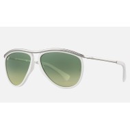 OLYMPIAN AVIATOR HD60
Lenses: Green Gradient  +  Frame: White