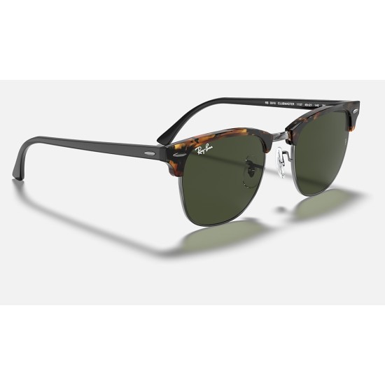 CLUBMASTER FLECK
Lenses: Green Classic G-15  +  Frame: Spotted Black Havana