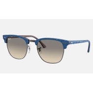 CLUBMASTER MARBLE
Lenses: Light Grey Gradient  +  Frame: Wrinkled Blue