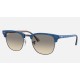 CLUBMASTER MARBLE
Lenses: Light Grey Gradient  +  Frame: Wrinkled Blue