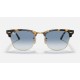 CLUBMASTER FLECK
Lenses: Light Blue Gradient  +  Frame: Yellow Havana