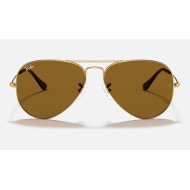 AVIATOR CLASSIC
Lenses: Brown Classic B-15  +  Frame: Gold