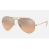 AVIATOR GRADIENT
Lenses: Silver/Pink Mirror  +  Frame: Gold