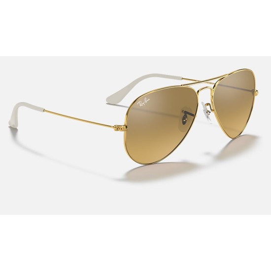 AVIATOR GRADIENT
Lenses: Brown/Silver Mirror  +  Frame: Gold