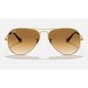 AVIATOR GRADIENT
Lenses: Light Brown Gradient  +  Frame: Gold