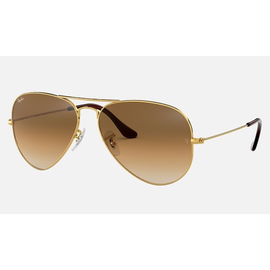 AVIATOR GRADIENT
Lenses: Light Brown Gradient  +  Frame: Gold