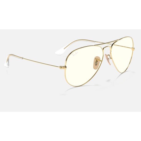 AVIATOR CLEAR EVOLVE
Lenses: Grey Photochromic Classic  +  Frame: Shiny Gold