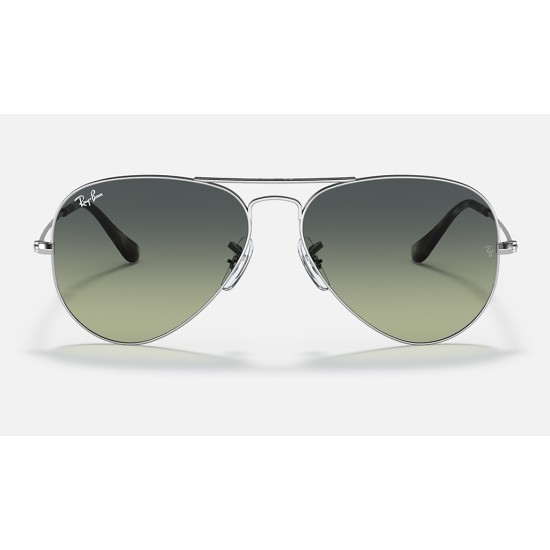AVIATOR @Collection
Lenses: Green/Blue Gradient  +  Frame: Silver