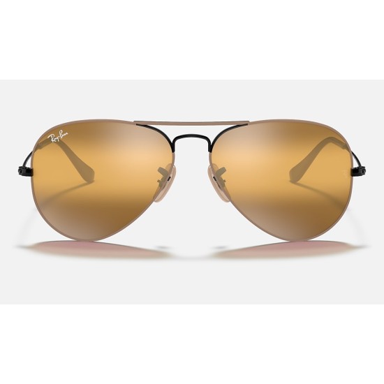 AVIATOR MIRROR
Lenses: Yellow Mirror  +  Frame: Matte Beige On Black