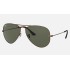 AVIATOR CLASSIC
Lenses: Green Classic G-15  +  Frame: Brown Metal