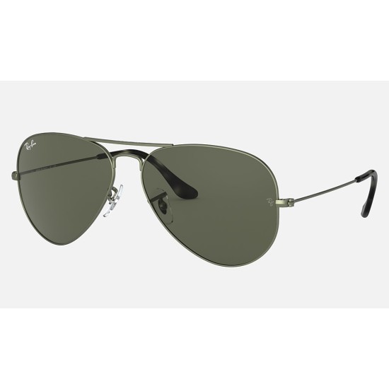 AVIATOR CLASSIC
Lenses: Green Classic G-15  +  Frame: Green Metal