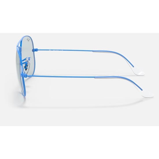 AVIATOR SOLID EVOLVE
Lenses: Light Blue/Dark Violet Classic  +  Frame: Light Blue