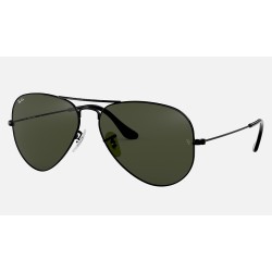 AVIATOR CLASSIC
Lenses: Green Classic G-15  +  Frame: Black