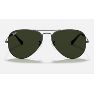 AVIATOR CLASSIC
Lenses: Green Classic G-15  +  Frame: Gunmetal
