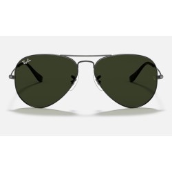 AVIATOR CLASSIC
Lenses: Green Classic G-15  +  Frame: Gunmetal