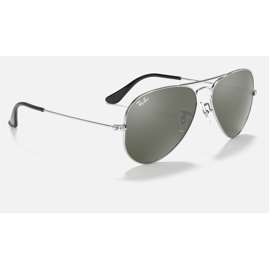 AVIATOR MIRROR
Lenses: Silver Mirror  +  Frame: Silver