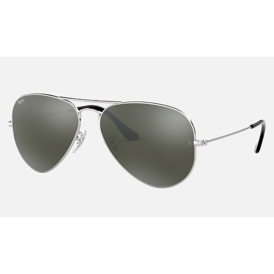 AVIATOR MIRROR
Lenses: Silver Mirror  +  Frame: Silver