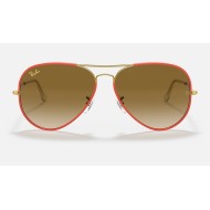 AVIATOR FULL COLOR LEGEND
Lenses: Light Brown Gradient  +  Frame: Red