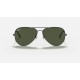 AVIATOR LARGE METAL II
Lenses: Green Classic  +  Frame: Black