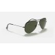 AVIATOR LARGE METAL II
Lenses: Green Classic  +  Frame: Black