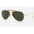 OUTDOORSMAN | AVIATION COLLECTIONLenses: Green Classic G-15  +  Frame: Gold