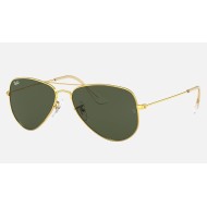 AVIATOR EXTRA SMALL
Lenses: Green Classic  +  Frame: Gold