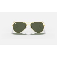 AVIATOR EXTRA SMALL
Lenses: Green Classic  +  Frame: Gold