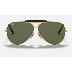 SHOOTER HAVANA COLLECTION
Lenses: Green Classic G-15  +  Frame: Gold