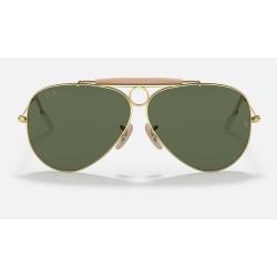 SHOOTER | AVIATION COLLECTION
Lenses: Green Classic G-15  +  Frame: Gold