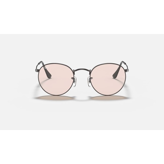 ROUND SOLID EVOLVE
Lenses: Pink Photochromic Classic  +  Frame: Gunmetal
