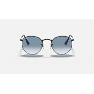 ROUND METAL
Lenses: Light Blue Gradient  +  Frame: Black