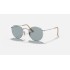 ROUND WASHED EVOLVE
Lenses: Blue Photochromic Classic  +  Frame: Silver