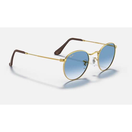 ROUND METAL @COLLECTION
Lenses: Light Blue Gradient  +  Frame: Gold
